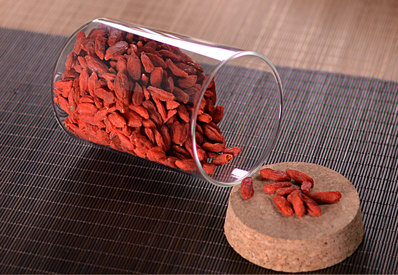 High Clear Glass Storage Jar with Bamboo Lid For Food Safe