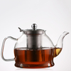 Stainless Steel Filter 600ML Transparent Heat-resistant Teapot Small Glass Teapot