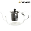 Hot Selling Wholesale Reusable Heat Resistant Borosilicate Glass Teapot with Infuser