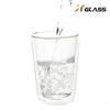 Transparent Personalized Double Layer Reusable Borosilicate Glass Coffee Mug 