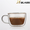 Double Wall Thermo Insulated Cups with Handle, Latte Cappuccino Espresso Glassware 