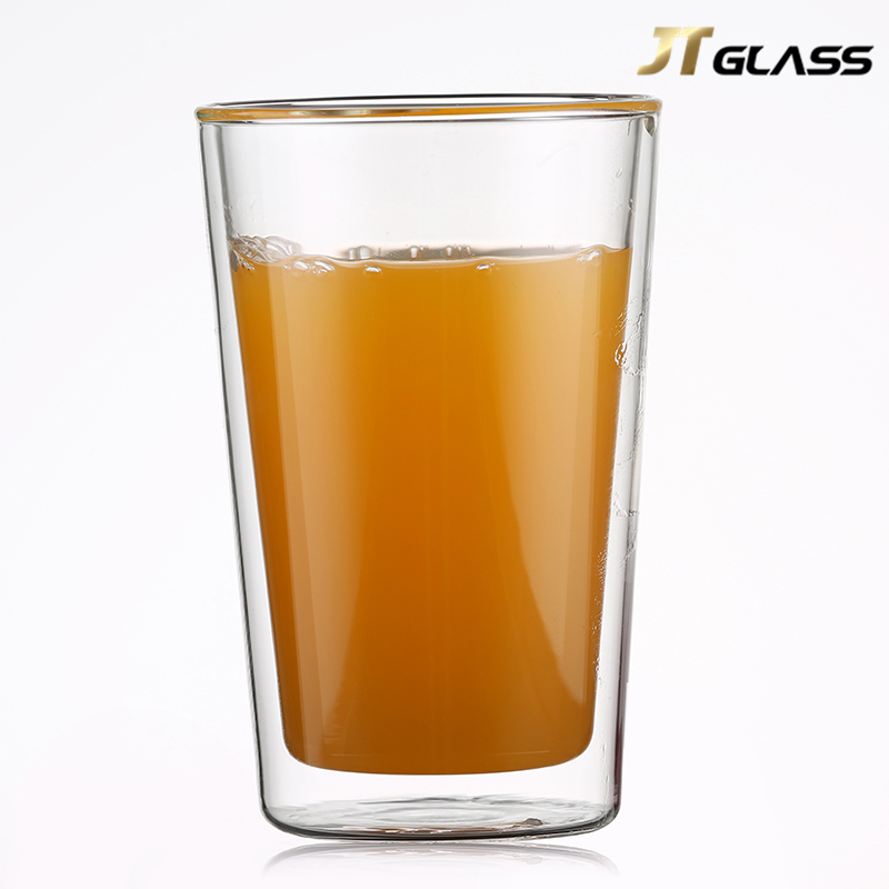 Double-layer Glass Juice Cup Hot Selling Glass cup
