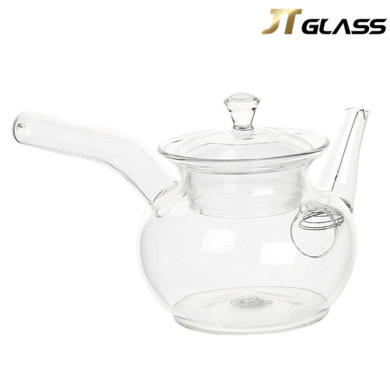 High temperature resistant teapot spring filter household side teapot with handle handle teapot 