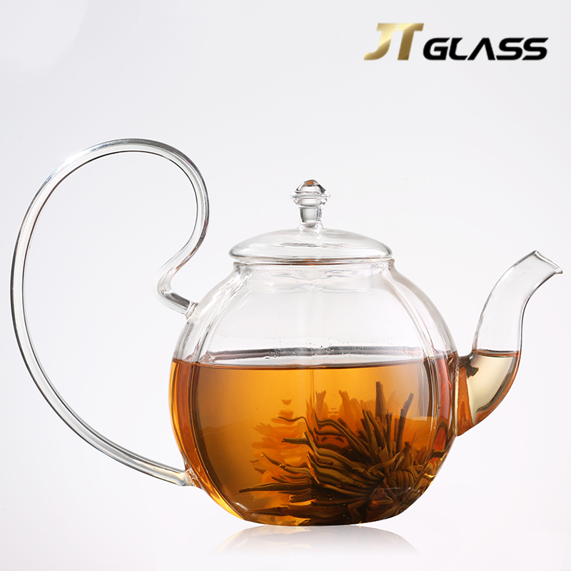 High Borosilicate 3.3 Glass Teapot with Stainless Steel Infuser And Lid 