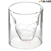 New Idea skeleton head borosilicate glass double wall thermos cup liquor cup