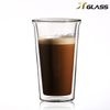 Transparent High Borosilicate Double Wall Glass Coffee Milk Juice Beer Cup 