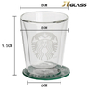 China Factory Supplier Eco-friendly 200ml Double Wall Glass Cup Coffee 