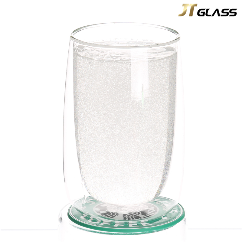 High Borosilicate Heat-resistant Double Glass Coffee Glass Customized 