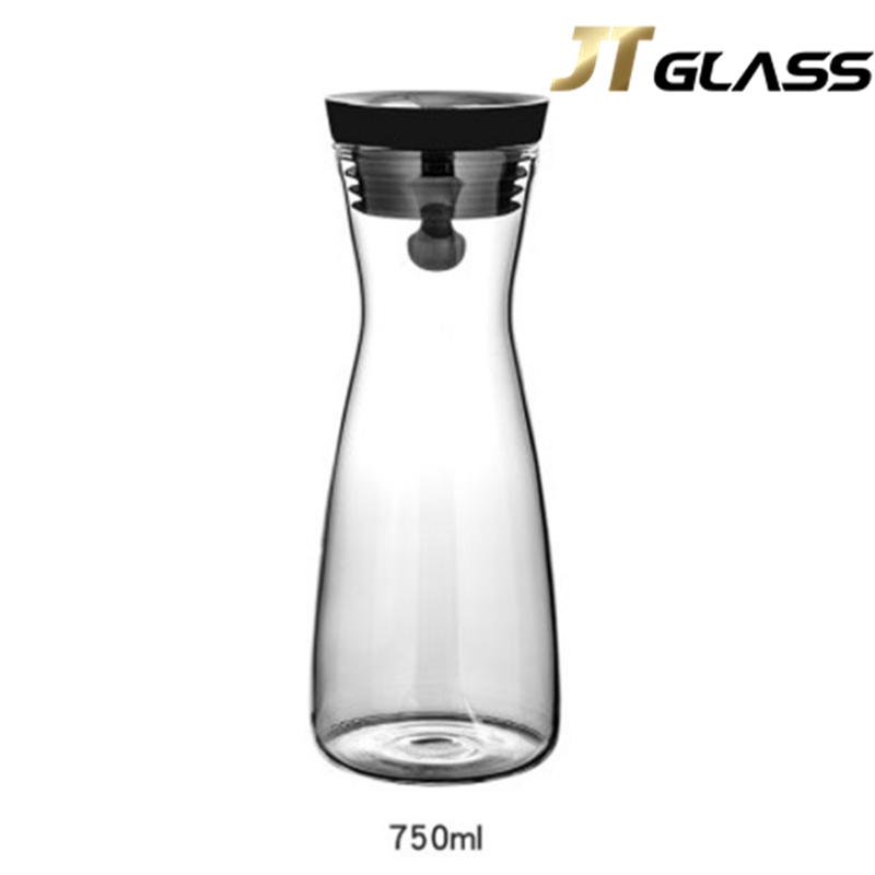 New Style High Quality Heat-proof Large Borosilicate Juice Pot Glass Pitcher Made in China Wholesale 