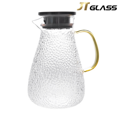 Thickened Version of Glass Kettle, Heat-resistant High Borosilicate Kettle with Handle And Stainless Steel Cover